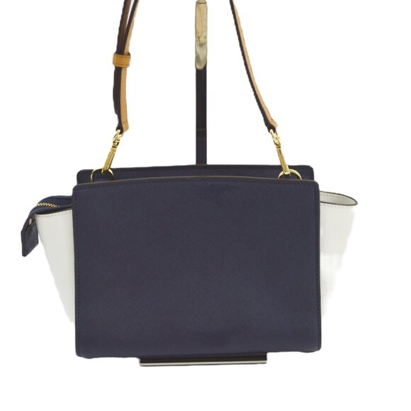 Michael Kors Selma Color-Block Leather Satchel Bag #101-97 - Picture 4 of 7